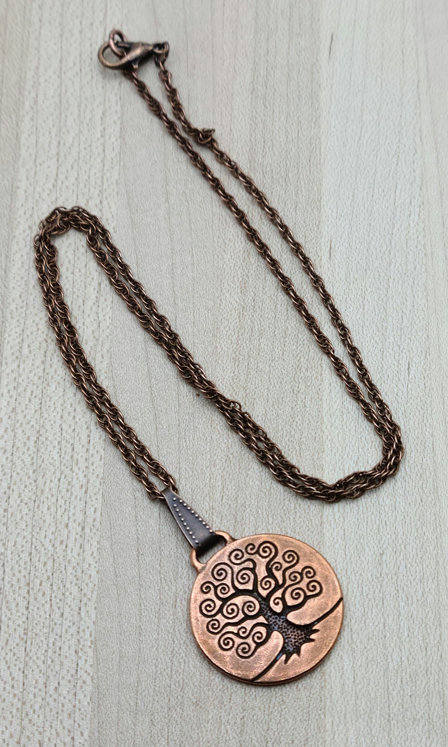 Copper Tree of Life Pendant