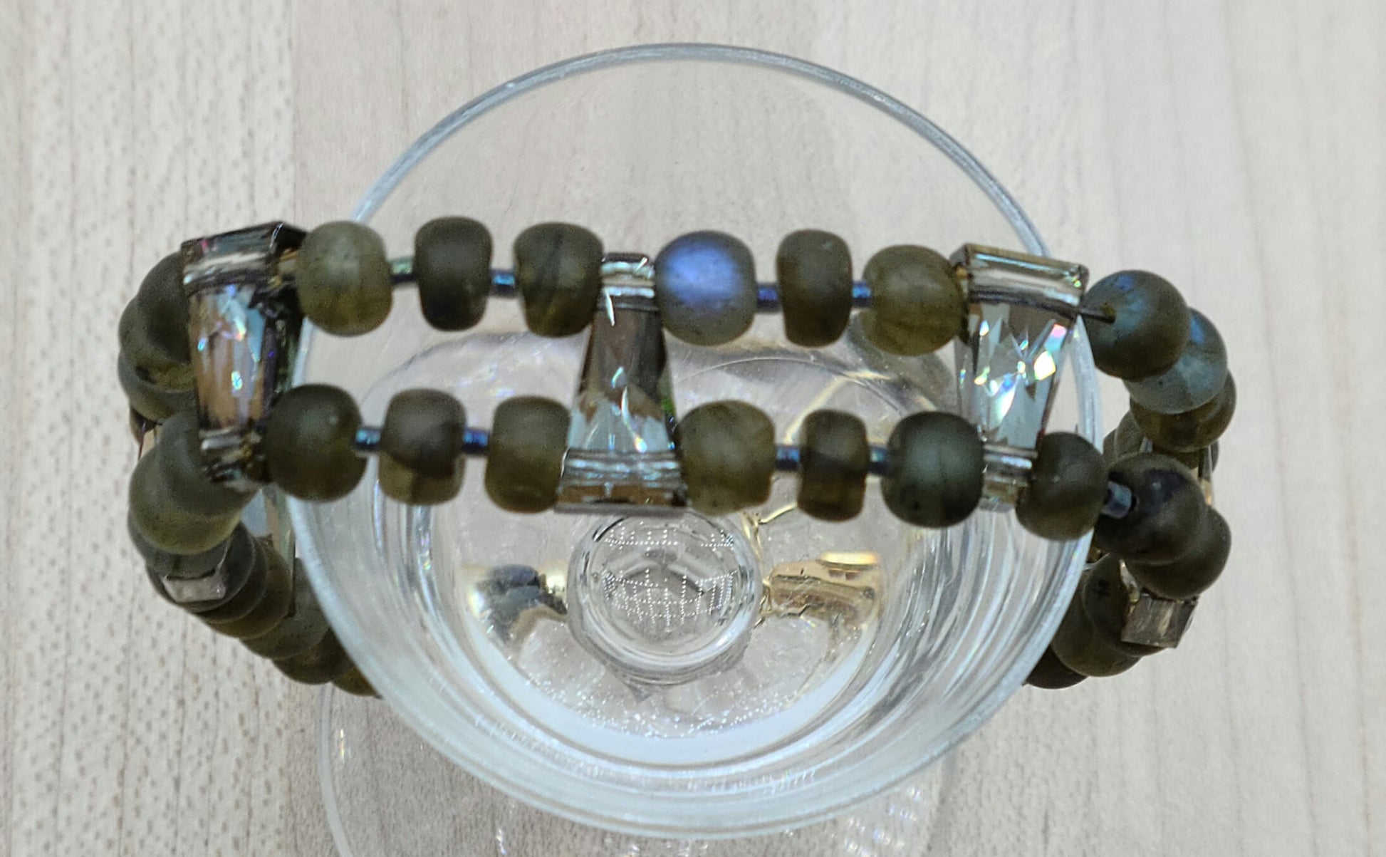 Labradorite & Crystal Bracelet