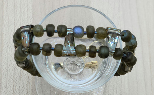 Labradorite & Crystal Bracelet