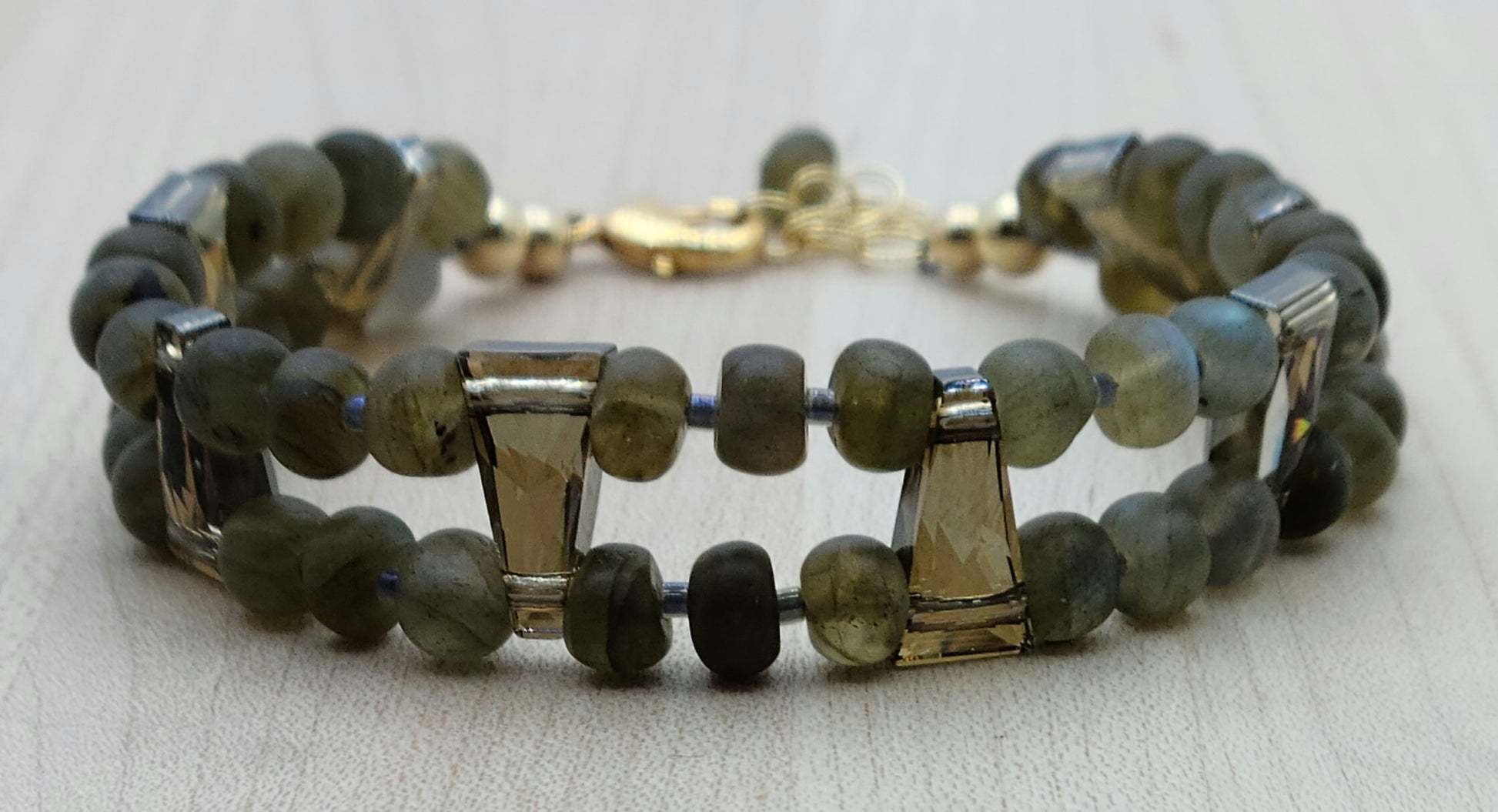 Labradorite & Crystal Bracelet