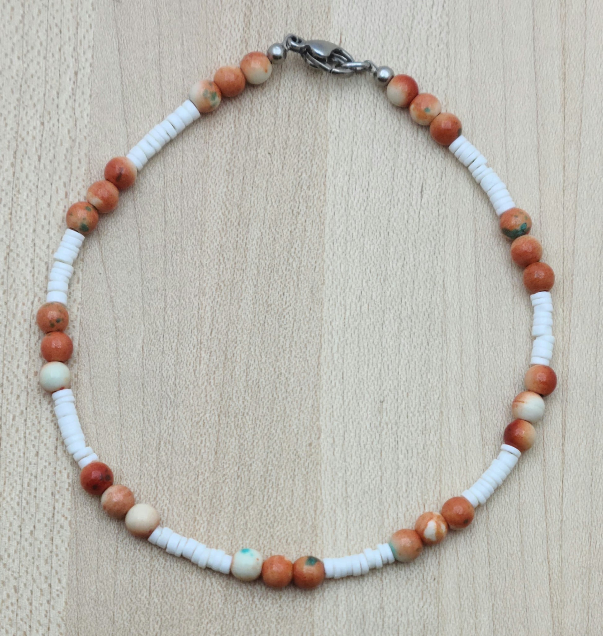 Coral & Shell Anklet
