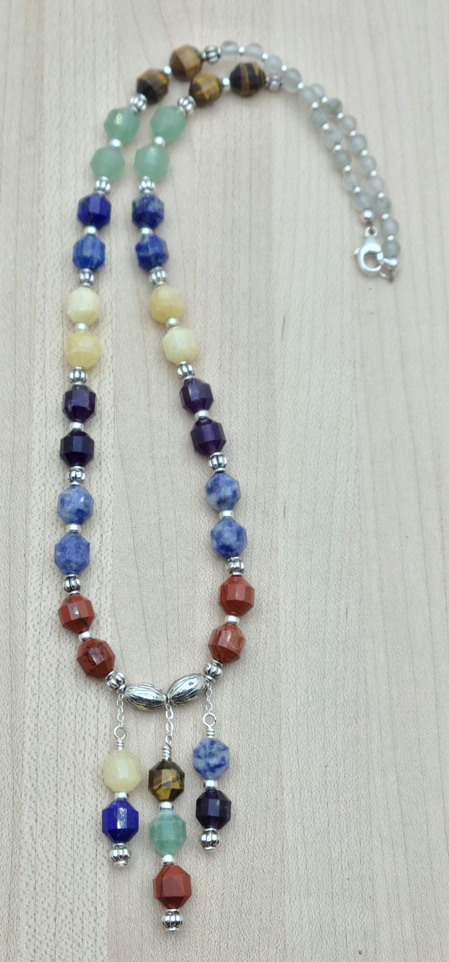 Chakra & Bloodstone Necklace