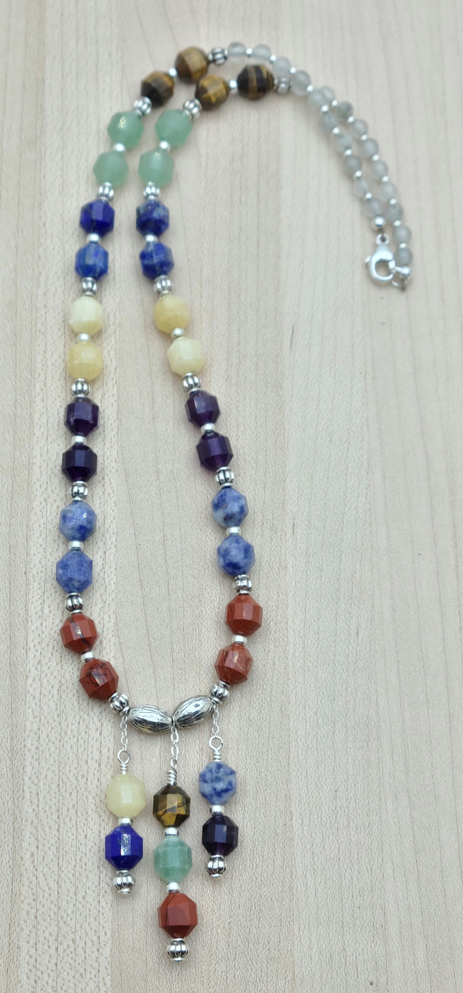 Chakra & Bloodstone Necklace