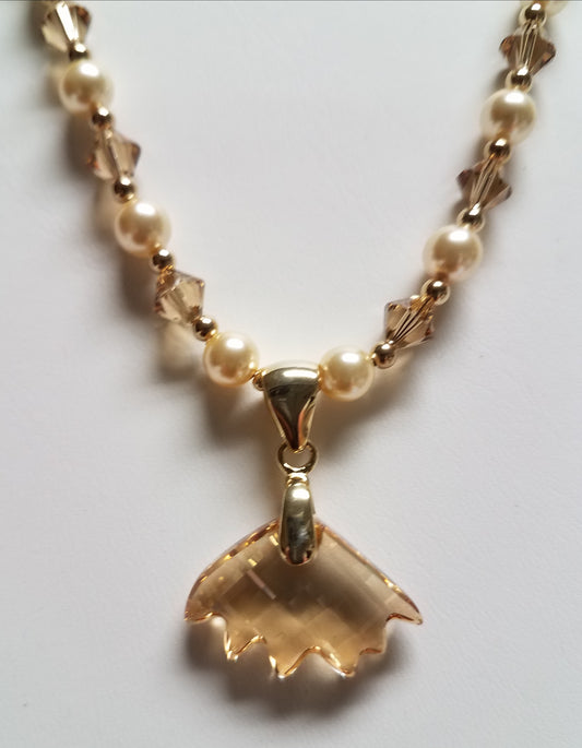 grystal-golden-shadow-Zinnia-Necklace-gold-fill