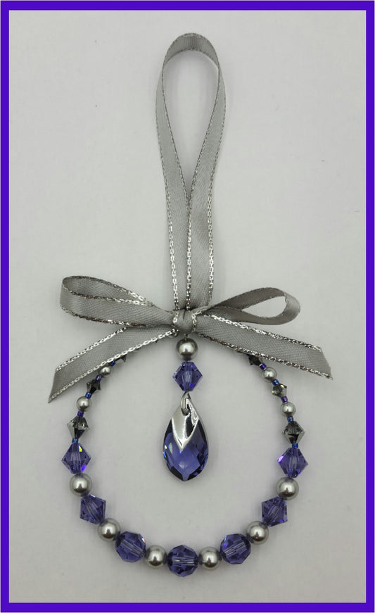 Tanzanite Crystal Wreath