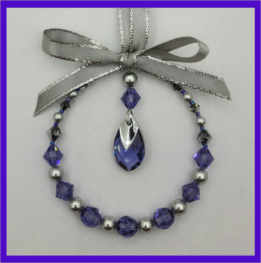 Tanzanite Crystal Wreath