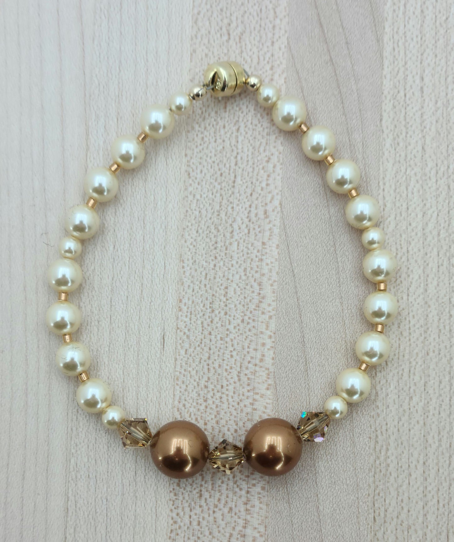 Copper & Topaz Crystal Bracelet