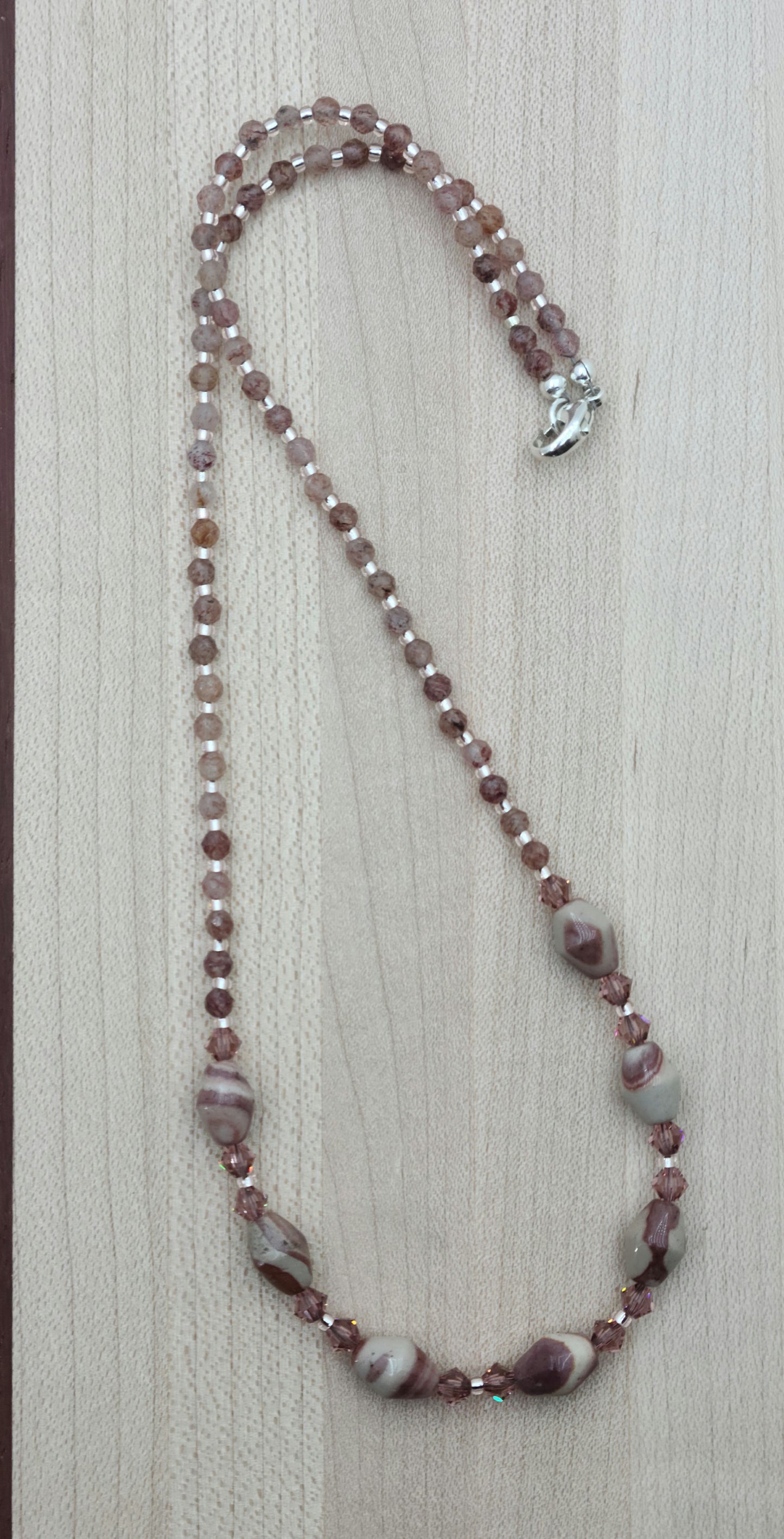 Arizona Peppermint Jasper Necklace