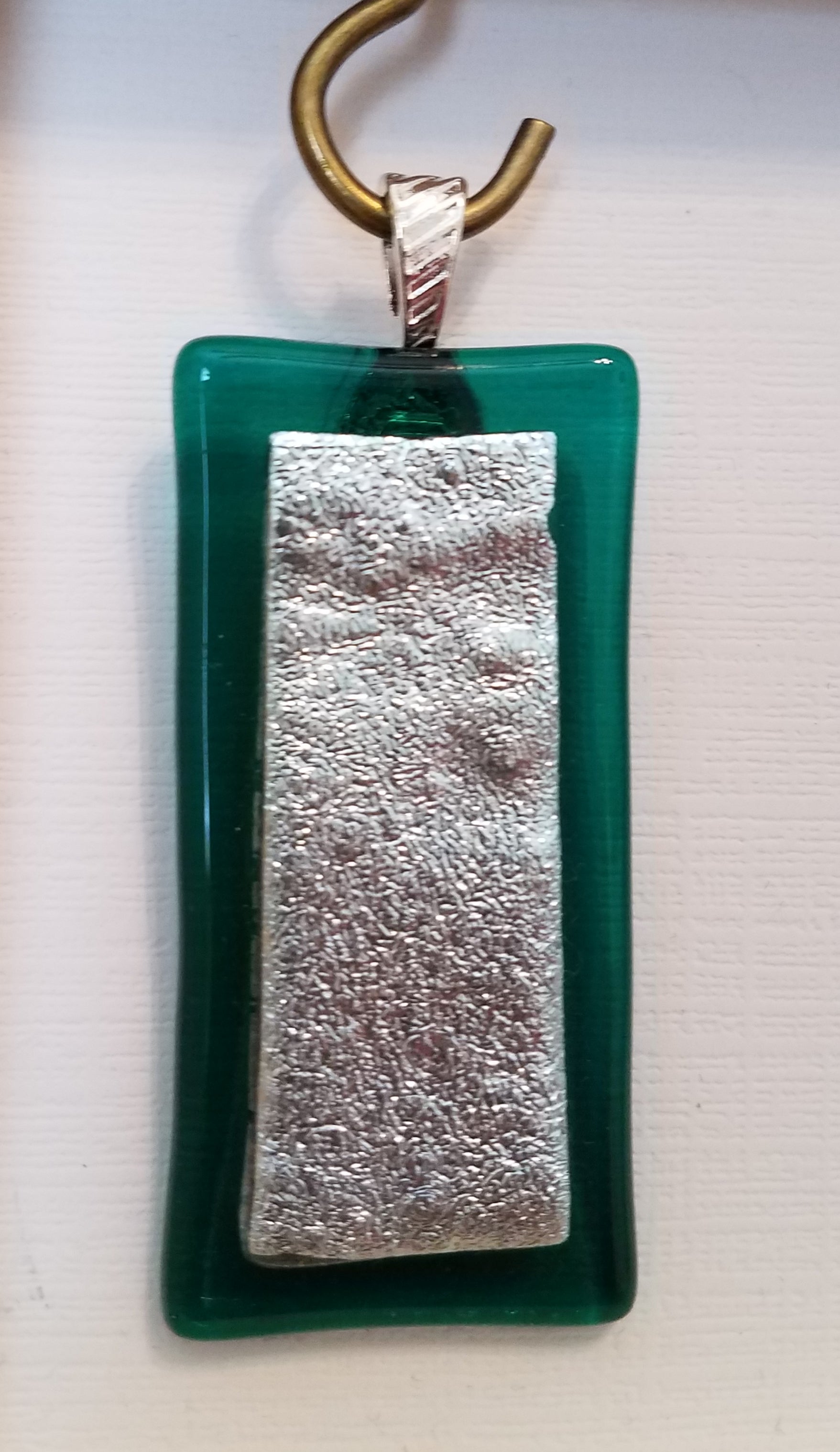 fused-glass-pendant-dichroic-teal-silver