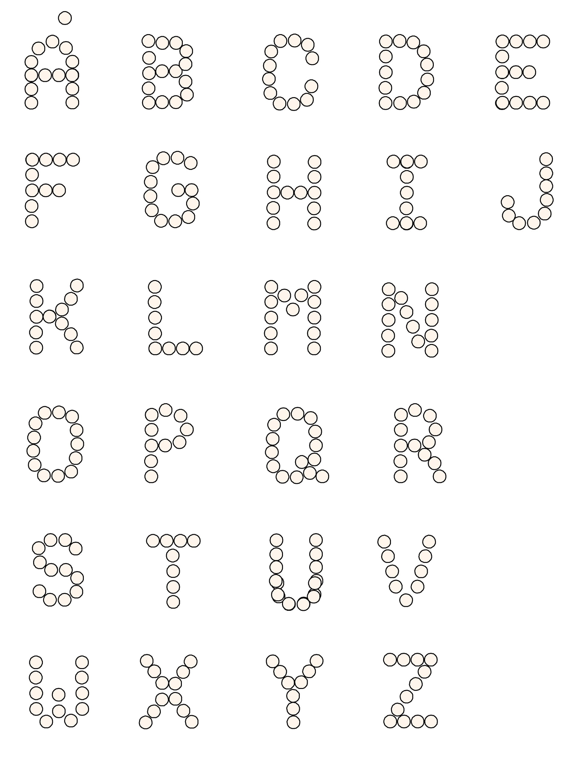 crystal alphabet for cozy