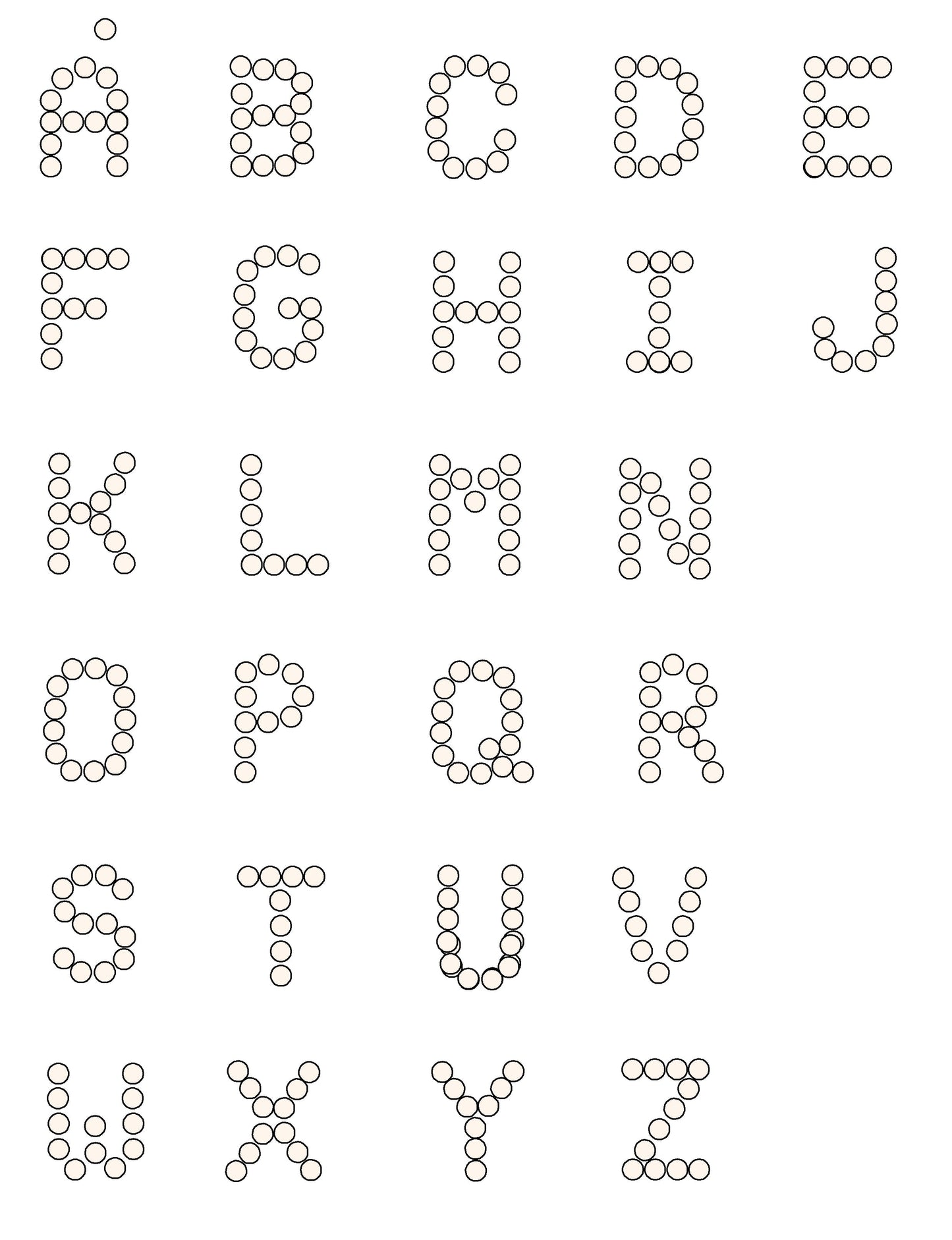 crystal alphabet for cozy