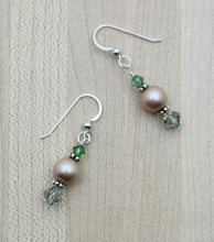 erinite & almond earrings
