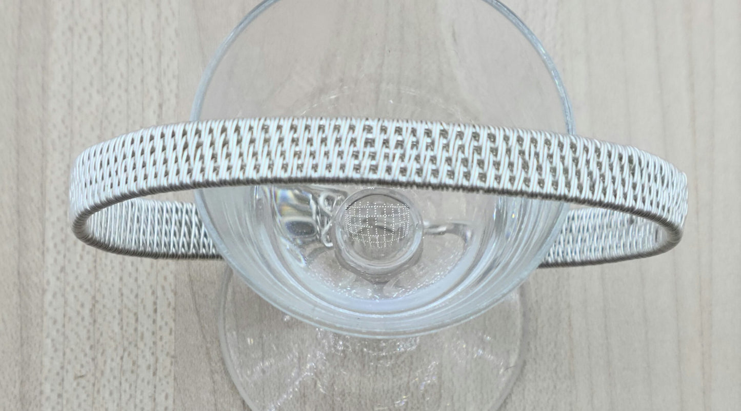 Woven Wire Silver Solid Weave Bracelet