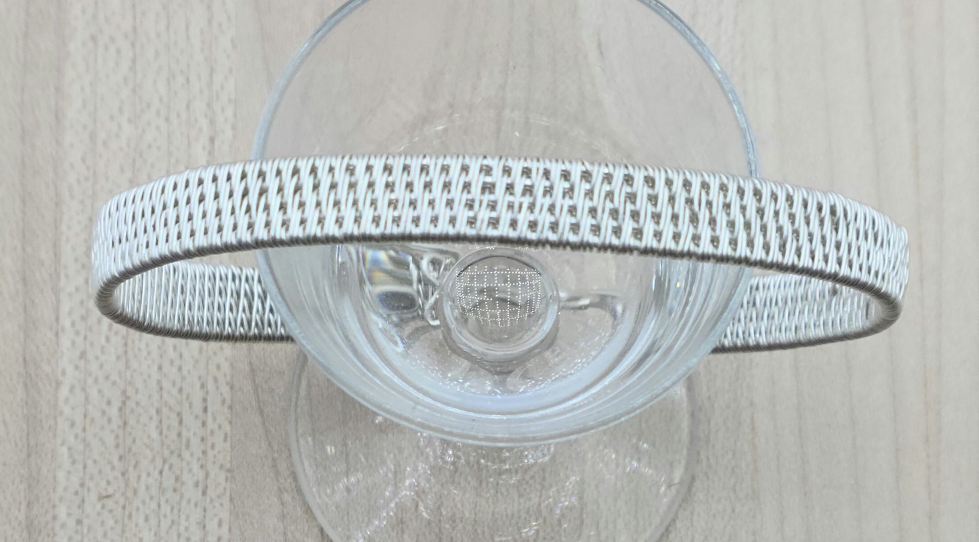 Woven Wire Silver Solid Weave Bracelet