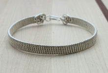 Woven Wire Silver Solid Weave Bracelet