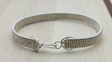 Woven Wire Silver Solid Weave Bracelet