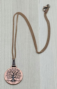Tree of Life Copper Necklace