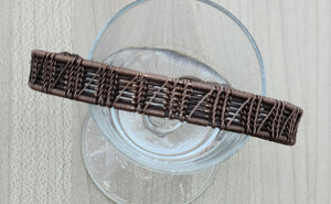 Woven Wire Brick 7 Wire Copper Bracelet