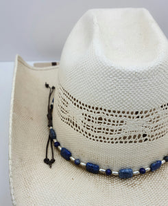 Denim Blue Lapis Hatband