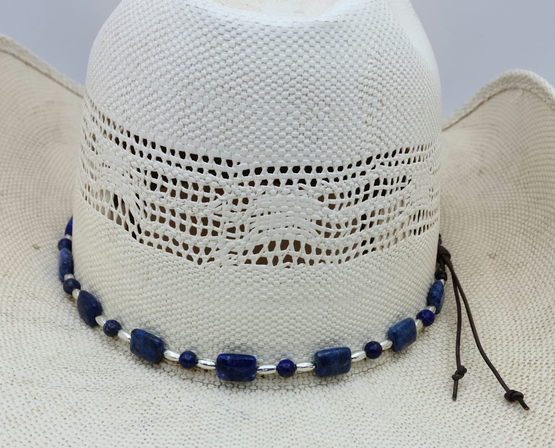 Denim Blue Lapis Hatband