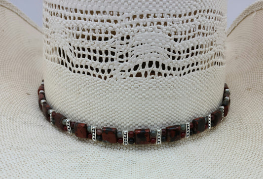 Poppy Jasper Hatband