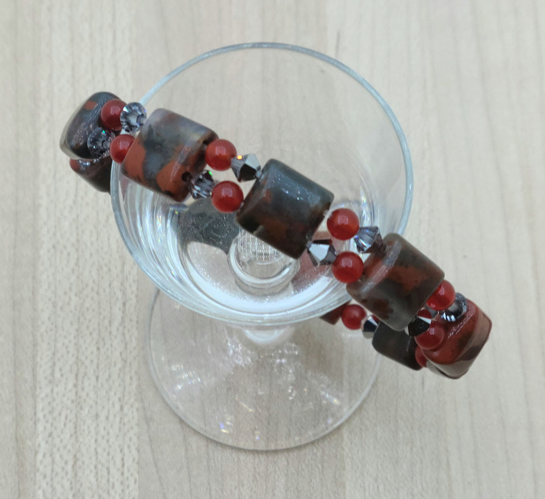 Poppy Jasper Double Row Bracelet