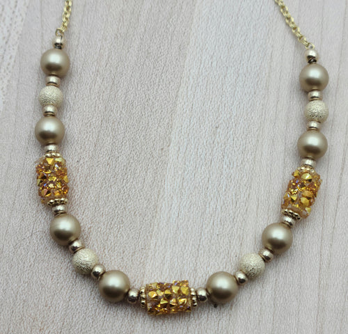 Metallic Sunshine Necklace