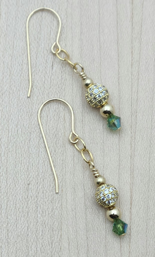 Erinite Crystal Earrings
