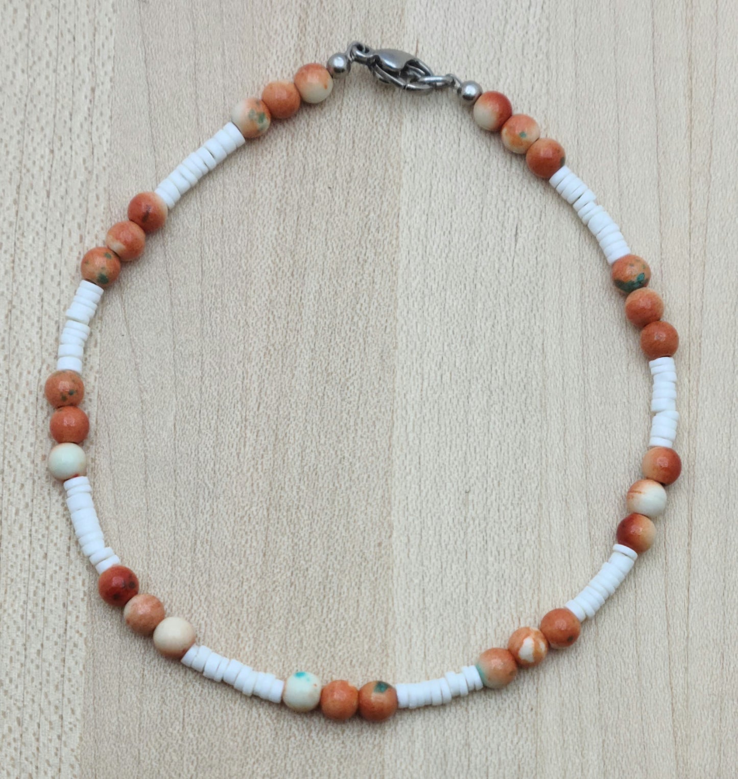 Coral & Shell Anklet