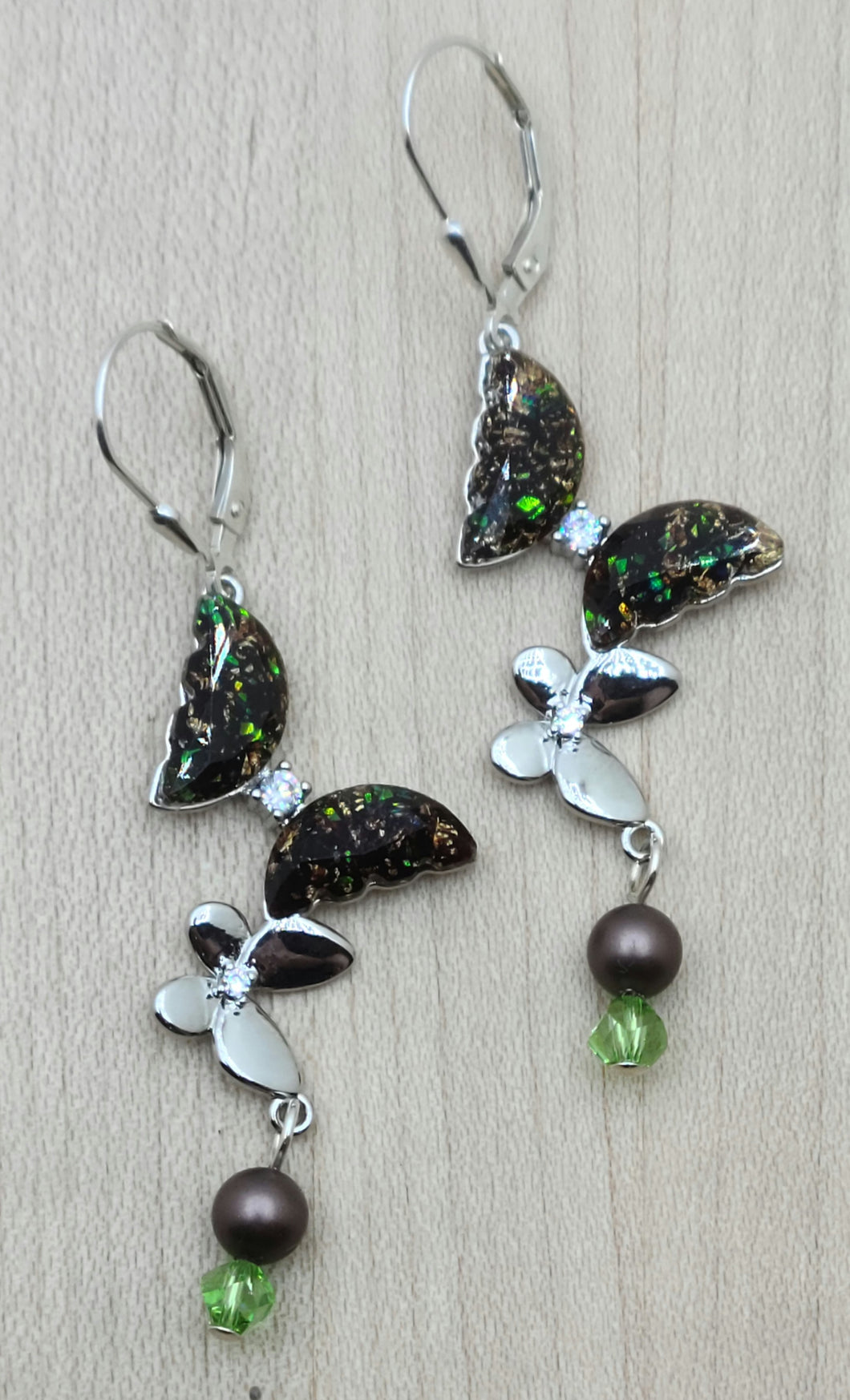 Floating Butterfly Earrings