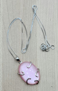 Pink Mussel Shell Pendant