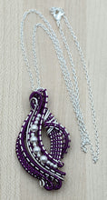Woven Wire Crystal & Amethyst Flourish