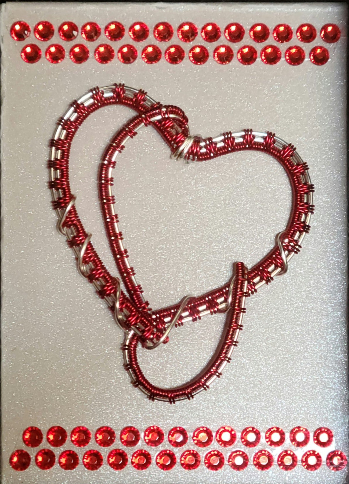 Bright Red Heart Shadow Box