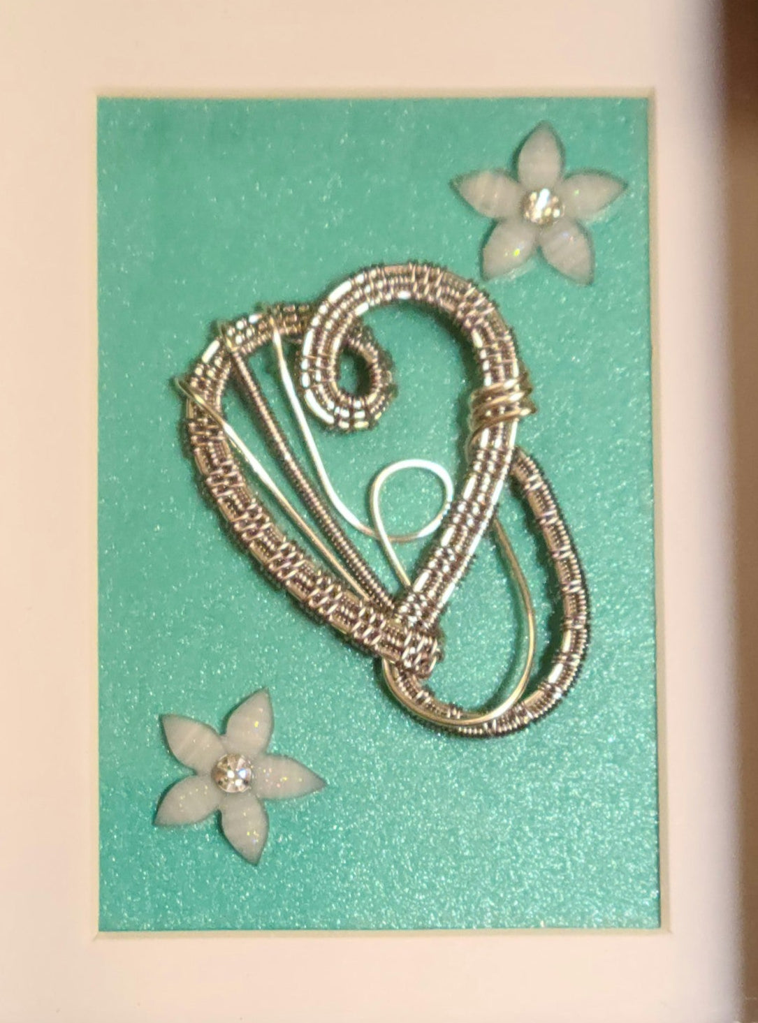 Titanium Heart Shadow Box