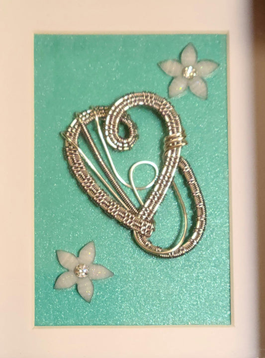 Titanium Heart Shadow Box