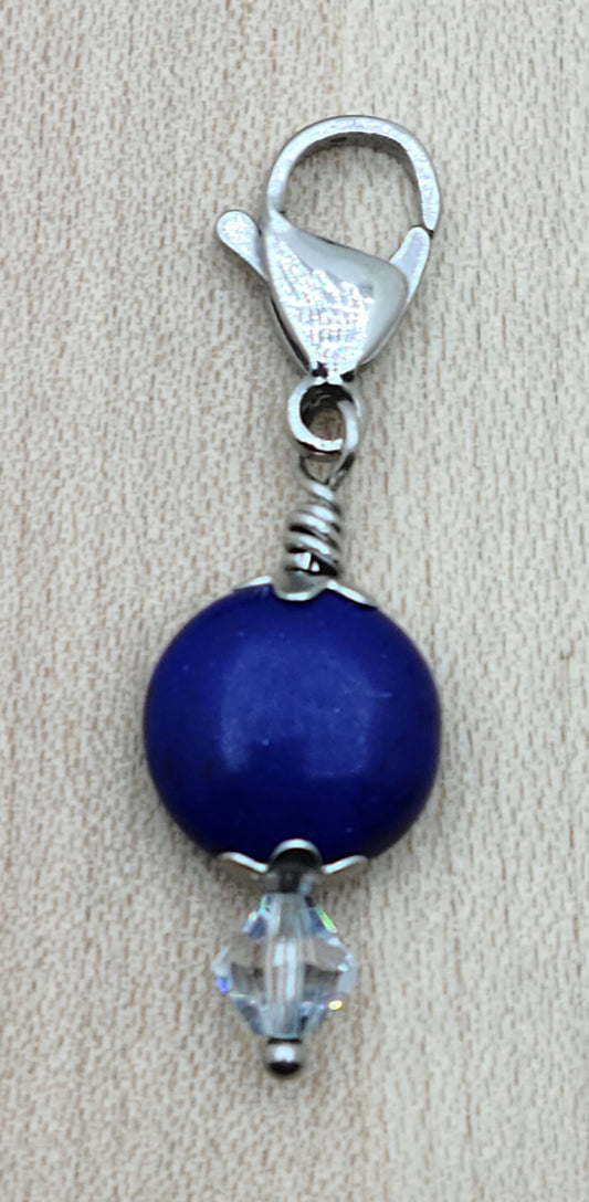 Fancy Zipper Pull - Blue Shade