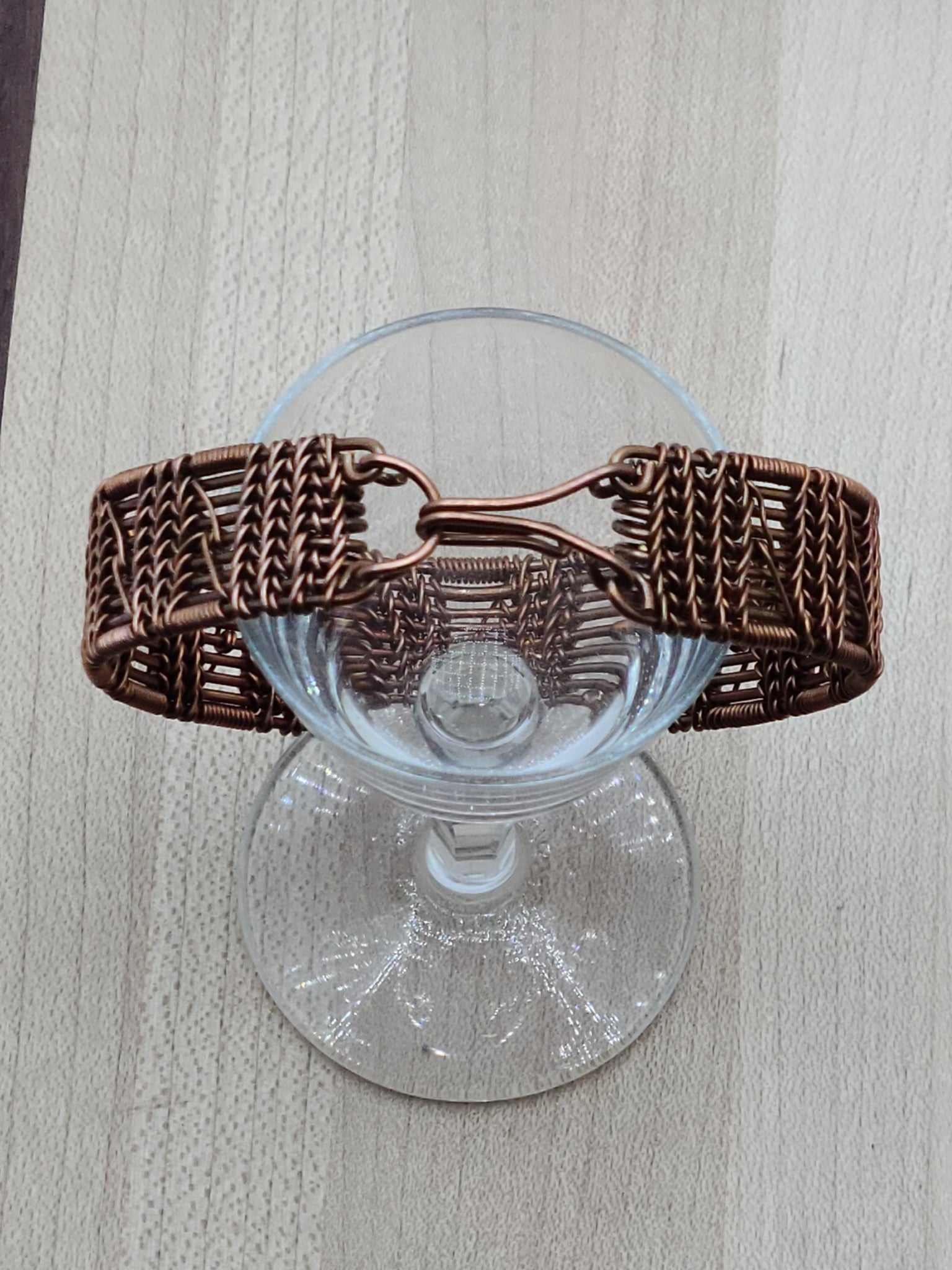 Woven Wire Copper Bracelet