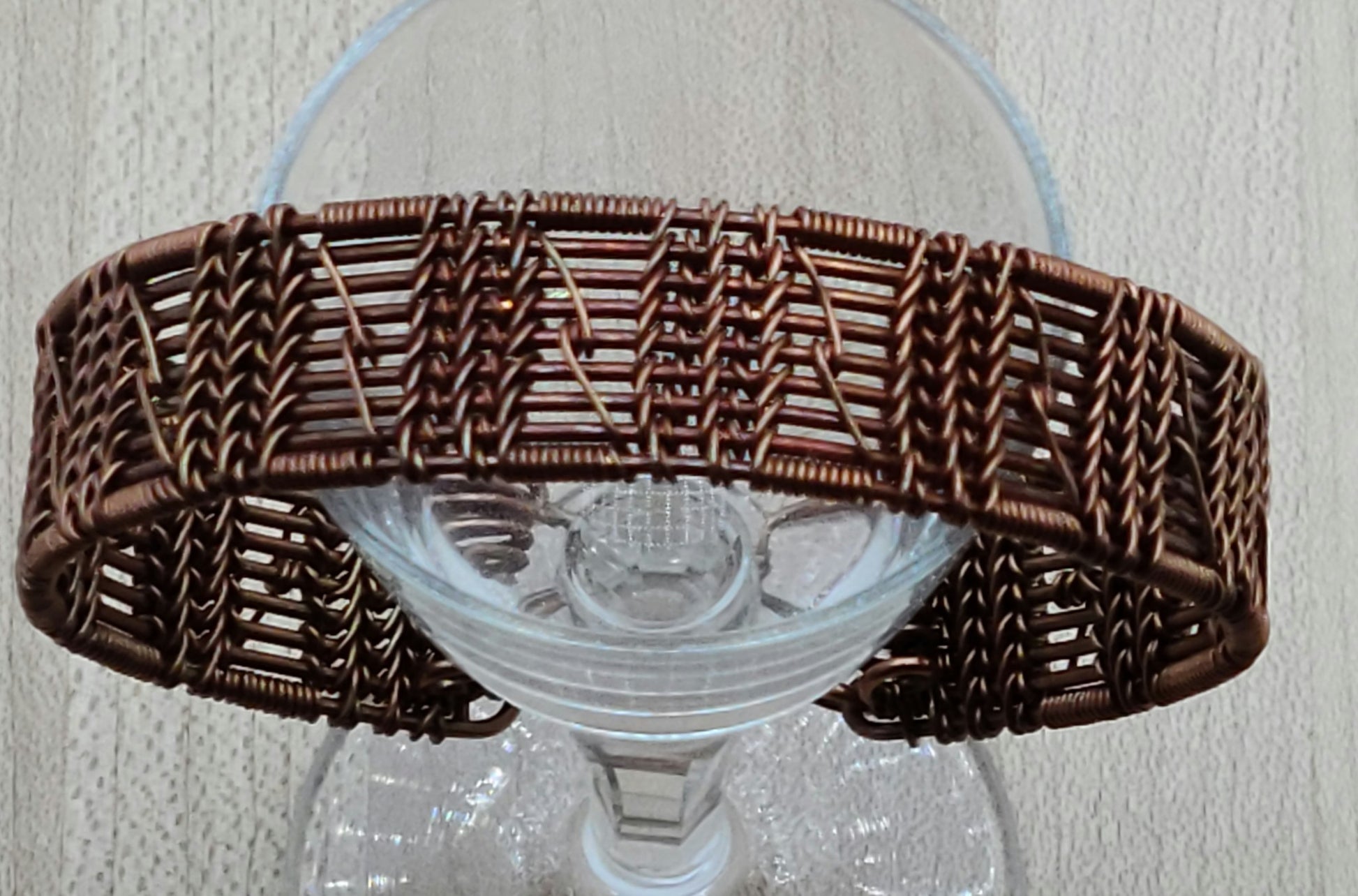 Woven Wire Copper Bracelet