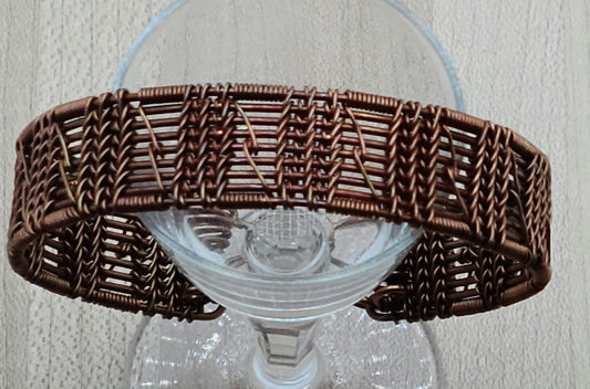 Woven Wire Copper Bracelet