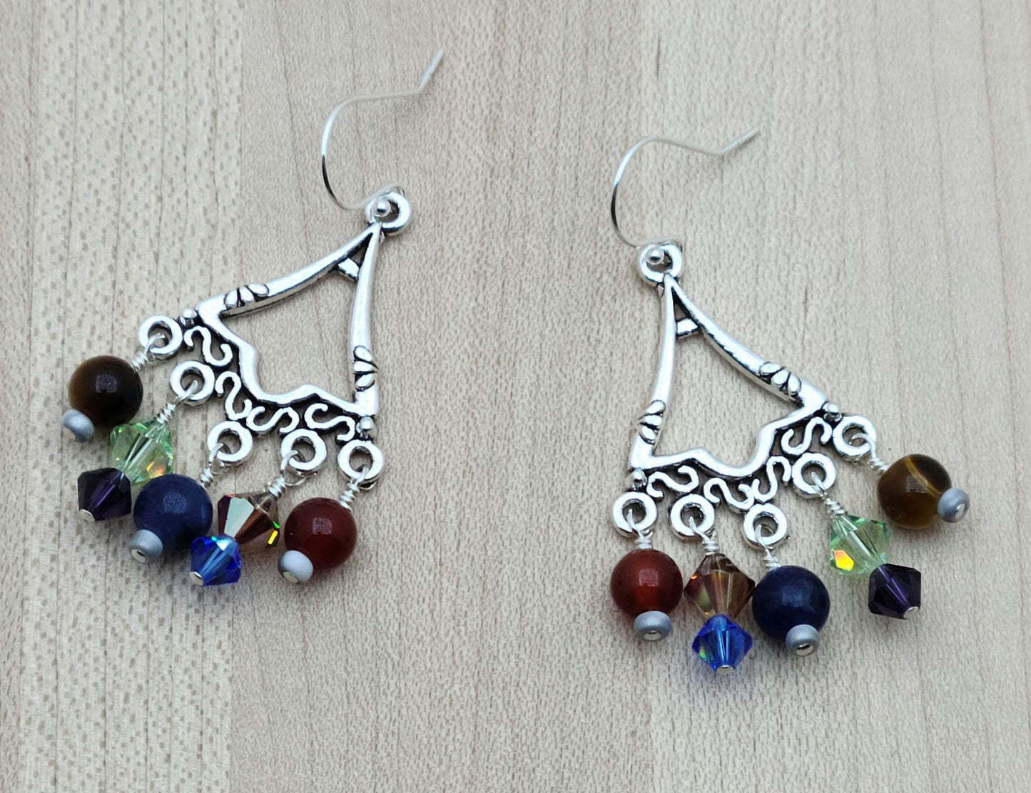 Chakra Chandelier Earrings