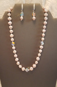 Lavender-Freshwater-Pearl-Aurora-Borealis-Crystal-Necklace-Earrings