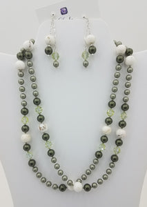 White-Turquoise-Crystals-Pearls-Miyuki-Seed-Beads-&-Delica-Sterling-Silver-necklace-earrings
