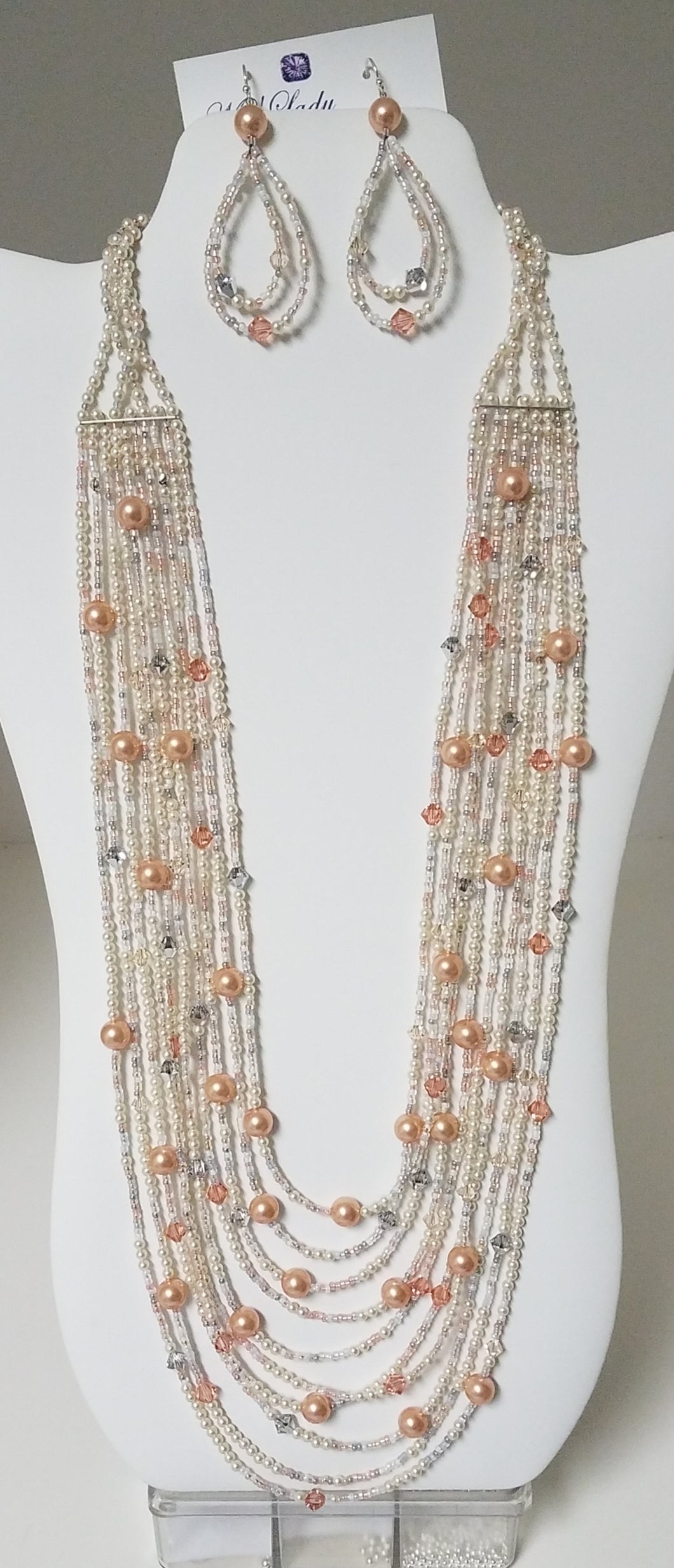 Crystals-Crystal-Pearls-Miyuki-Seed-Beads-Necklace-Earrings-Rose-Peach-Drape