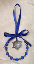 Crystal Edelweiss & Sapphire Ornament 2019