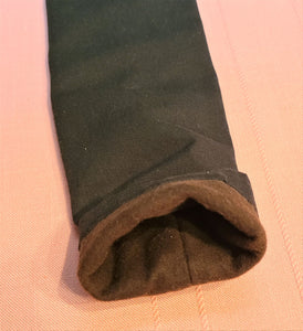 Pacific silver cloth lining of instrument cozy.