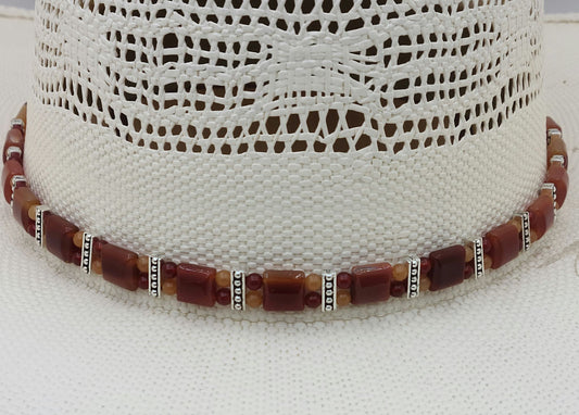 Hatband - Carnelian