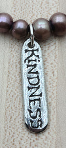 KINDNESS lead free pewter charm