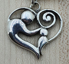 Sterling Silver Mother & Child Pendant