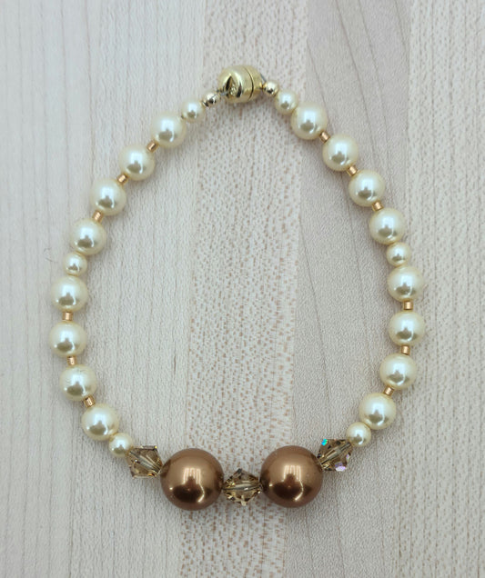 Copper & Topaz Crystal Bracelet