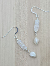 Keishi & Crystal Pearls Rocks Earrings